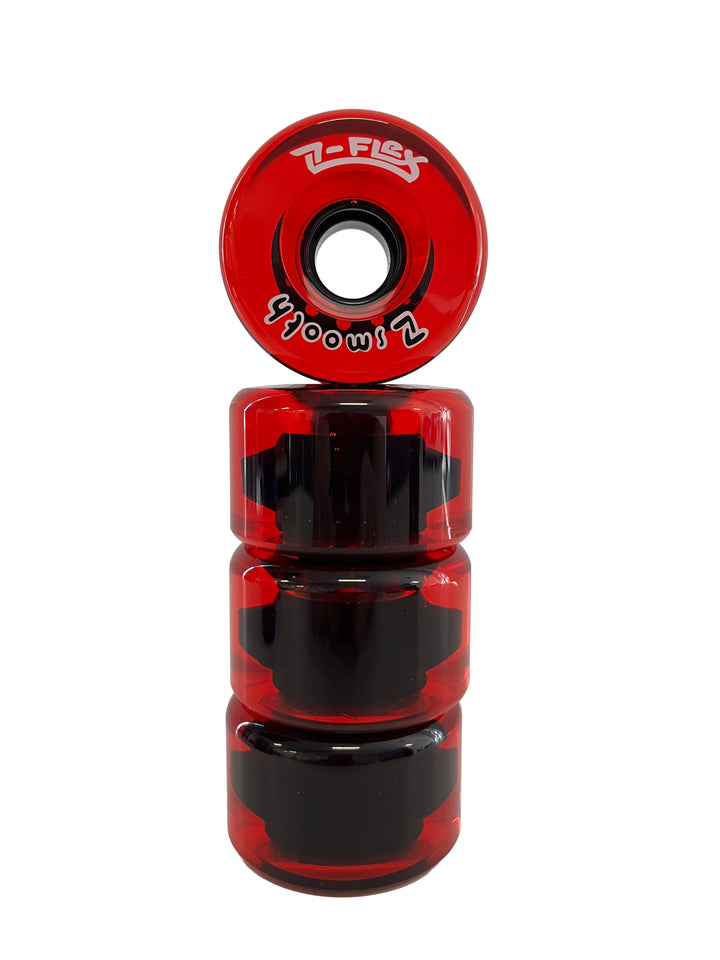 Z-SMOOTH 60MM 90A RED TRANS WHEELS